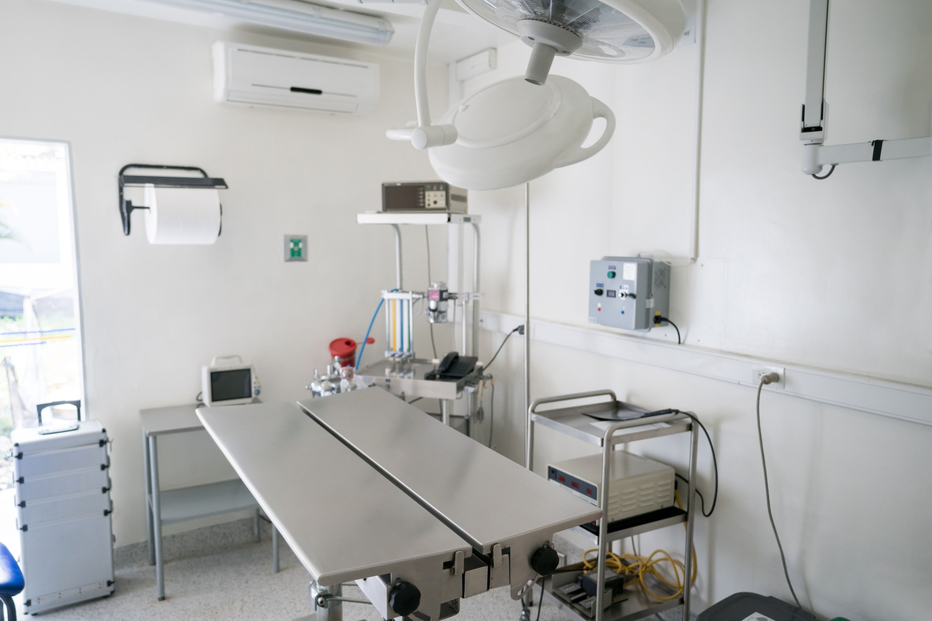 Operating room at an animal hospital